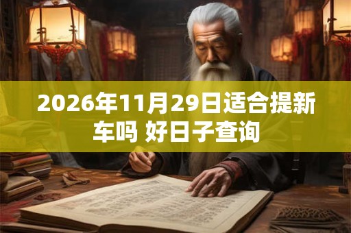 2026年11月29日适合提新车吗 好日子查询