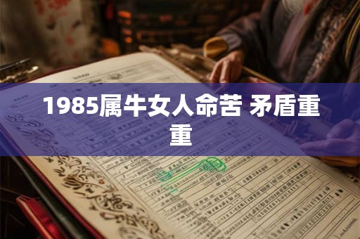 1985属牛女人命苦 矛盾重重