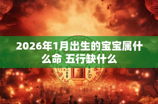 2026年1月出生的宝宝属什么命 五行缺什么
