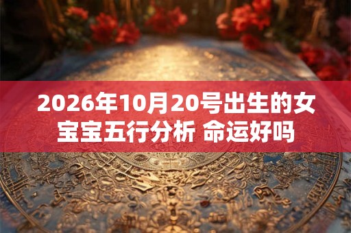 2026年10月20号出生的女宝宝五行分析 命运好吗