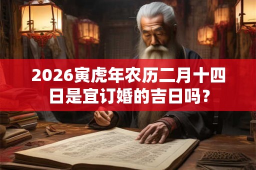 2026寅虎年农历二月十四日是宜订婚的吉日吗？