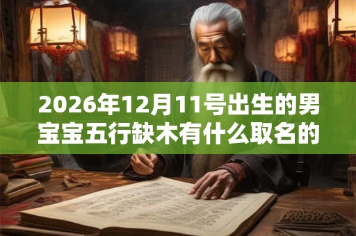 2026年12月11号出生的男宝宝五行缺木有什么取名的好建议 2026年12月11号出生的男宝宝五行缺木有什么取名的好建议
