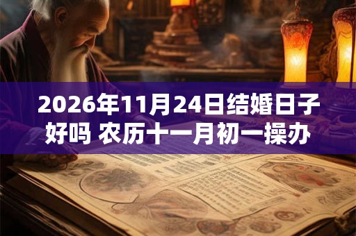 2026年11月24日结婚日子好吗 农历十一月初一操办大喜之事怎么样