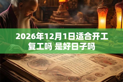 2026年12月1日适合开工复工吗 是好日子吗 2026年12月1日适合开工复工吗 是好日子吗