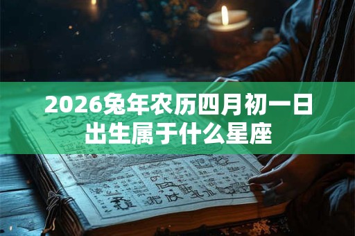 2026兔年农历四月初一日出生属于什么星座 2026兔年农历四月初一日出生属于什么星座
