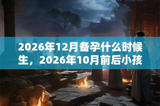 2026年12月备孕什么时候生，2026年10月前后小孩出生