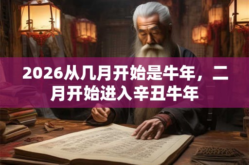 2026从几月开始是牛年,二月开始进入辛丑牛年 2026从几月开始是牛年,二月开始进入辛丑牛年