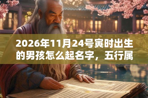 2026年11月24号寅时出生的男孩怎么起名字，五行属什么