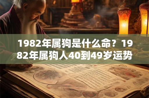 1982年属狗是什么命?1982年属狗人40到49岁运势分析 1982年属狗是什么命?1982年属狗人40到49岁运势分析