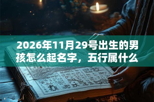2026年11月29号出生的男孩怎么起名字,五行属什么 2026年11月29号出生的男孩怎么起名字,五行属什么