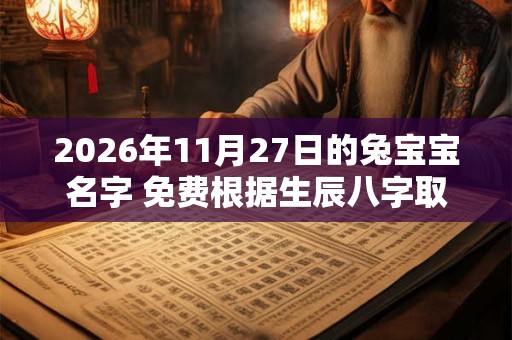 2026年11月27日的兔宝宝名字 免费根据生辰八字取名 2026年11月27日的兔宝宝名字 免费根据生辰八字取名