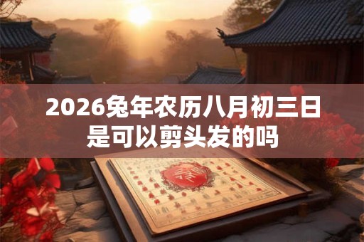 2026兔年农历八月初三日是可以剪头发的吗 2026兔年农历八月初三日是可以剪头发的吗