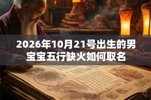 2026年10月21号出生的男宝宝五行缺火如何取名 2026年10月21号出生的男宝宝五行缺火如何取名