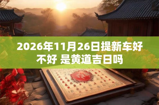 2026年11月26日提新车好不好 是黄道吉日吗 2026年11月26日提新车好不好 是黄道吉日吗