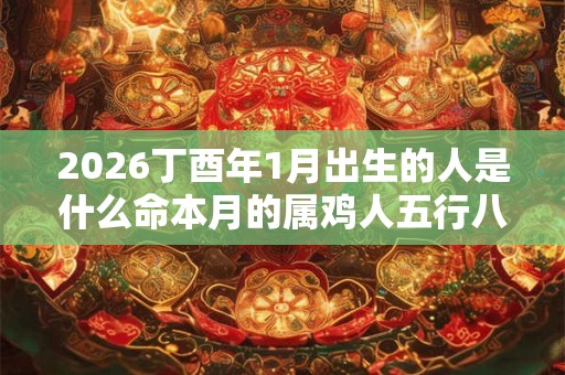 2026丁酉年1月出生的人是什么命本月的属鸡人五行八字查询 2026丁酉年1月出生的人是什么命本月的属鸡人五行八字查询