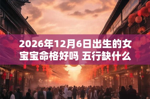 2026年12月6日出生的女宝宝命格好吗 五行缺什么