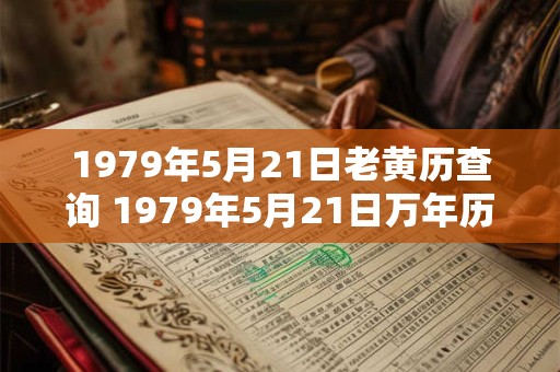 1979年5月21日老黄历查询 1979年5月21日万年历黄道吉日