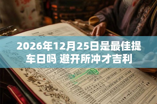2026年12月25日是最佳提车日吗 避开所冲才吉利 2026年12月25日是最佳提车日吗 避开所冲才吉利