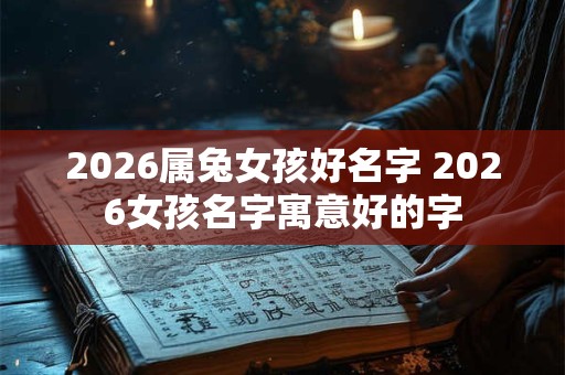 2026属兔女孩好名字 2026女孩名字寓意好的字