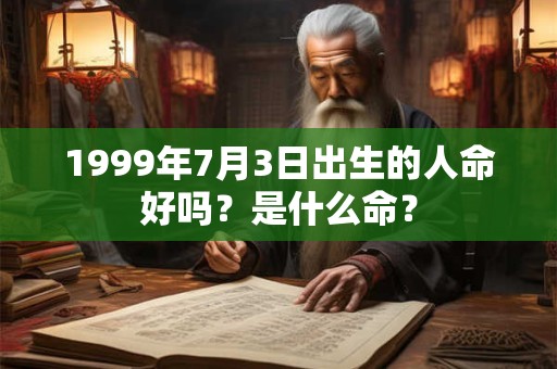 1999年7月3日出生的人命好吗?是什么命? 1999年7月3日出生的人命好吗?是什么命?