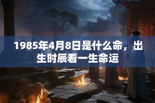 1985年4月8日是什么命,出生时辰看一生命运 1985年4月8日是什么命,出生时辰看一生命运