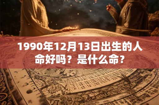 1990年12月13日出生的人命好吗?是什么命? 1990年12月13日出生的人命好吗?是什么命?