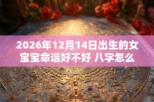 2026年12月14日出生的女宝宝命运好不好 八字怎么样