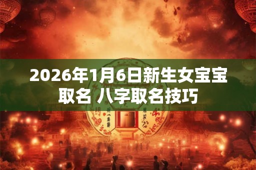 2026年1月6日新生女宝宝取名 八字取名技巧 2026年1月6日新生女宝宝取名 八字取名技巧