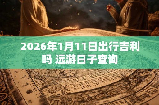 2026年1月11日出行吉利吗 远游日子查询