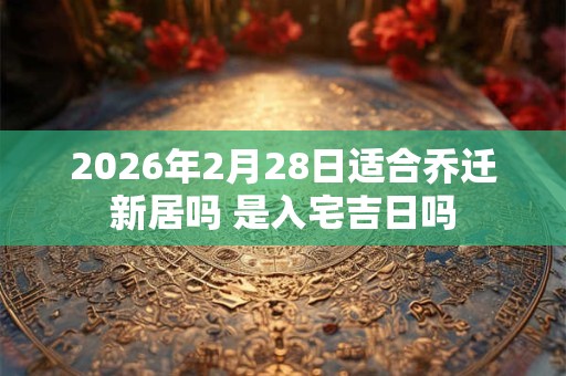 2026年2月28日适合乔迁新居吗 是入宅吉日吗
