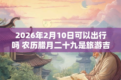 2026年2月10日可以出行吗 农历腊月二十九是旅游吉日吗 2026年2月10日可以出行吗 农历腊月二十九是旅游吉日吗