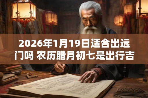 2026年1月19日适合出远门吗 农历腊月初七是出行吉日吗