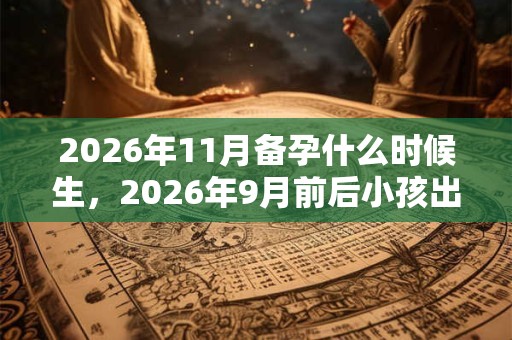 2026年11月备孕什么时候生，2026年9月前后小孩出生