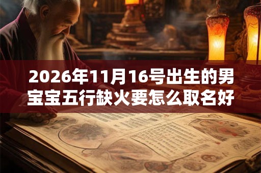 2026年11月16号出生的男宝宝五行缺火要怎么取名好 2026年11月16号出生的男宝宝五行缺火要怎么取名好