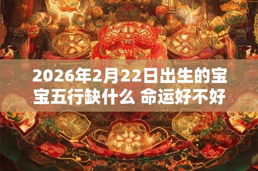 2026年2月22日出生的宝宝五行缺什么 命运好不好 2026年2月22日出生的宝宝五行缺什么 命运好不好