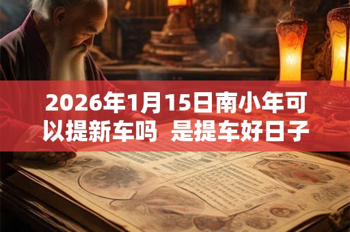 2026年1月15日南小年可以提新车吗 是提车好日子吗 2026年1月15日南小年可以提新车吗 是提车好日子吗