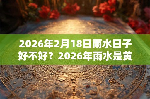 2026年2月18日雨水日子好不好?2026年雨水是黄道吉日吗? 2026年2月18日雨水日子好不好?2026年雨水是黄道吉日吗?