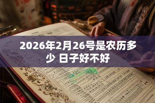 2026年2月26号是农历多少 日子好不好