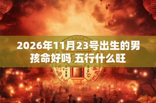 2026年11月23号出生的男孩命好吗 五行什么旺 2026年11月23号出生的男孩命好吗 五行什么旺