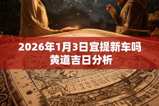 2026年1月3日宜提新车吗 黄道吉日分析
