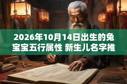 2026年10月14日出生的兔宝宝五行属性 新生儿名字推荐