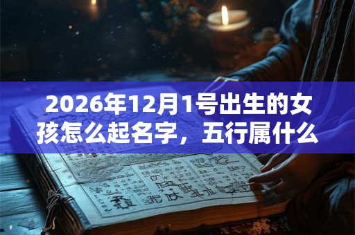 2026年12月1号出生的女孩怎么起名字,五行属什么 2026年12月1号出生的女孩怎么起名字,五行属什么