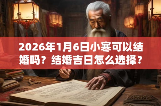 2026年1月6日小寒可以结婚吗？结婚吉日怎么选择？