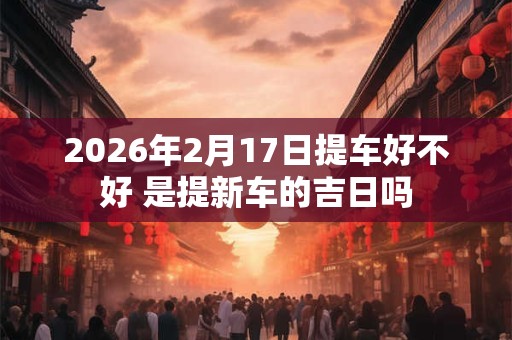 2026年2月17日提车好不好 是提新车的吉日吗