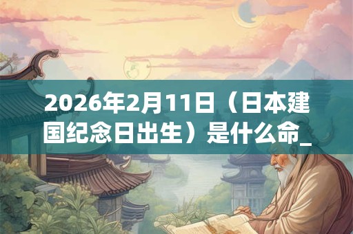 2026年2月11日（日本建国纪念日出生）是什么命_命运如何