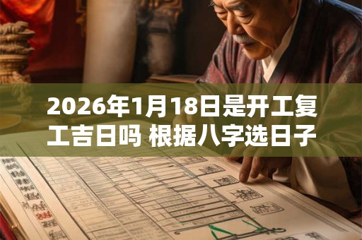 2026年1月18日是开工复工吉日吗 根据八字选日子 2026年1月18日是开工复工吉日吗 根据八字选日子