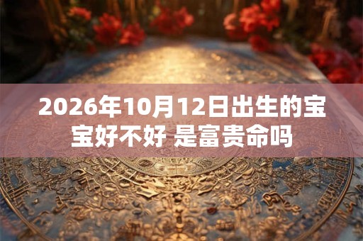 2026年10月12日出生的宝宝好不好 是富贵命吗