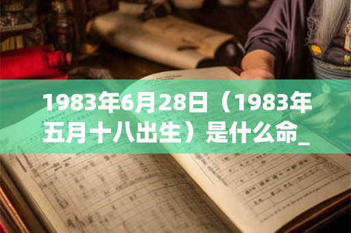 1983年6月28日（1983年五月十八出生）是什么命_命运如何