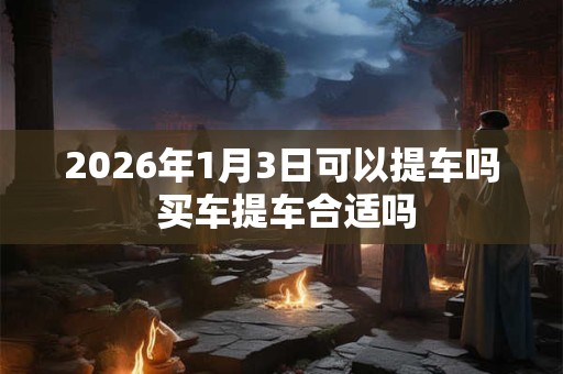 2026年1月3日可以提车吗 买车提车合适吗