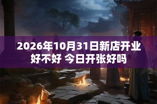 2026年10月31日新店开业好不好 今日开张好吗